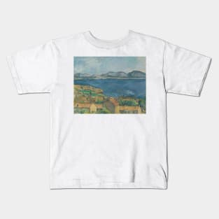 The Bay of Marseilles, Seen from L'Estaque by Paul Cezanne Kids T-Shirt